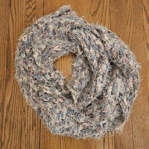 Steve Madden Fuzzy Multicolor Scarf